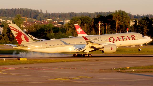 A7-ALY:Airbus A350:Qatar Airways